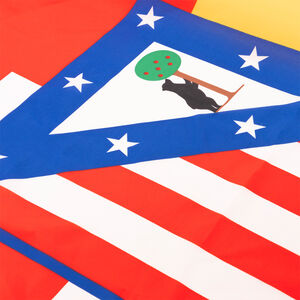 Bandera España Rojiblanca Escudo 24/25